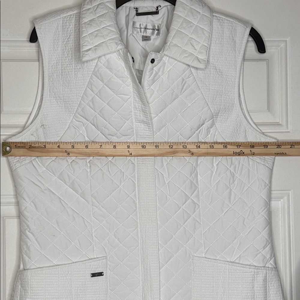 Cutter & Buck Women's Quilted Vest in White - Picture 12 of 15
